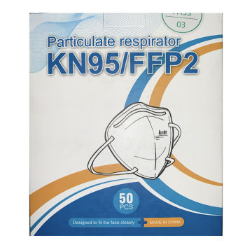 Box of 50pcs Disposable KN95 Health & Safety Face Mask with Ear Loops